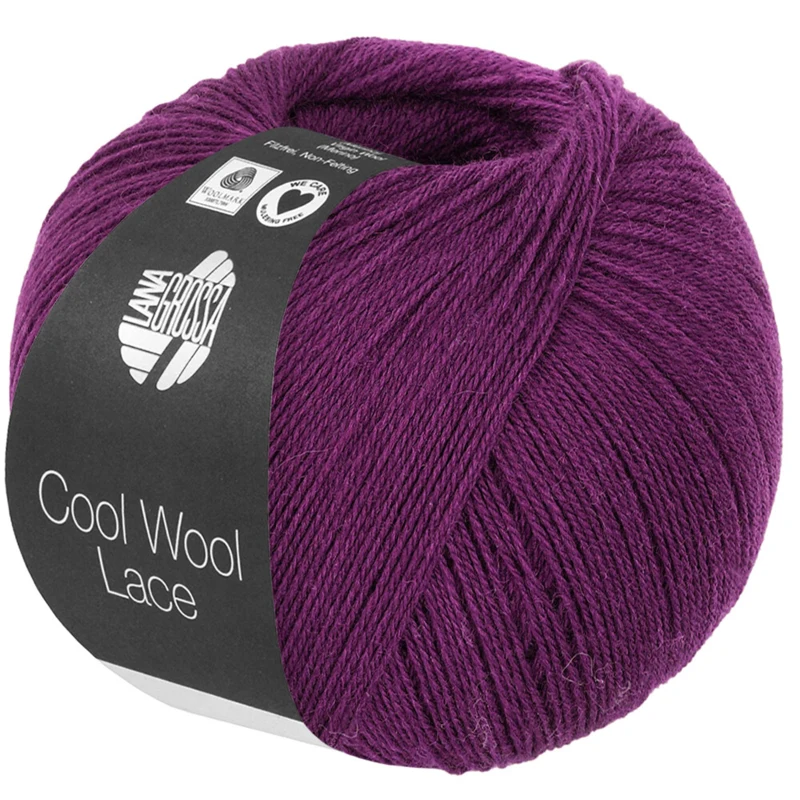 Lana Grossa Cool Wool Lace 67 Rouge violet