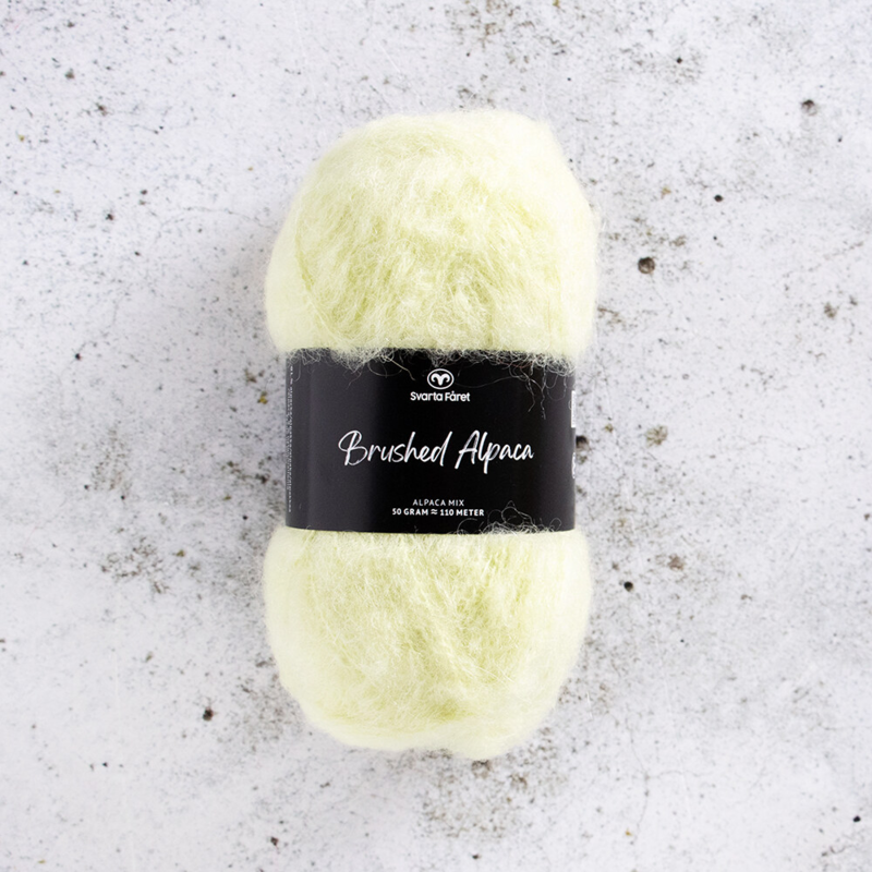 Svarta Fåret Brushed Alpaca 005 Sorbet Citron