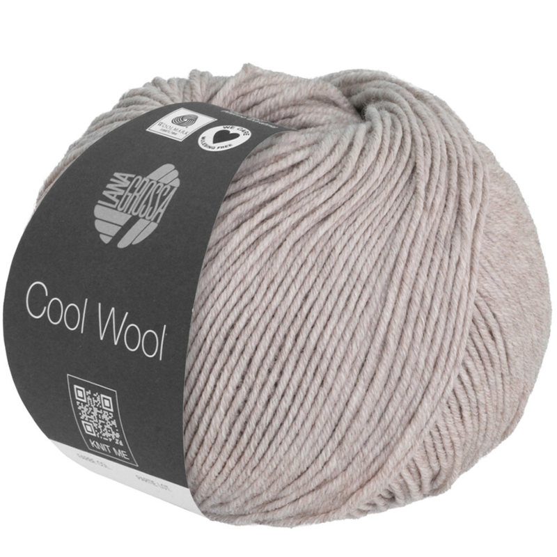 Lana Grossa Cool Wool Mélange 1426 Gris-beige chiné