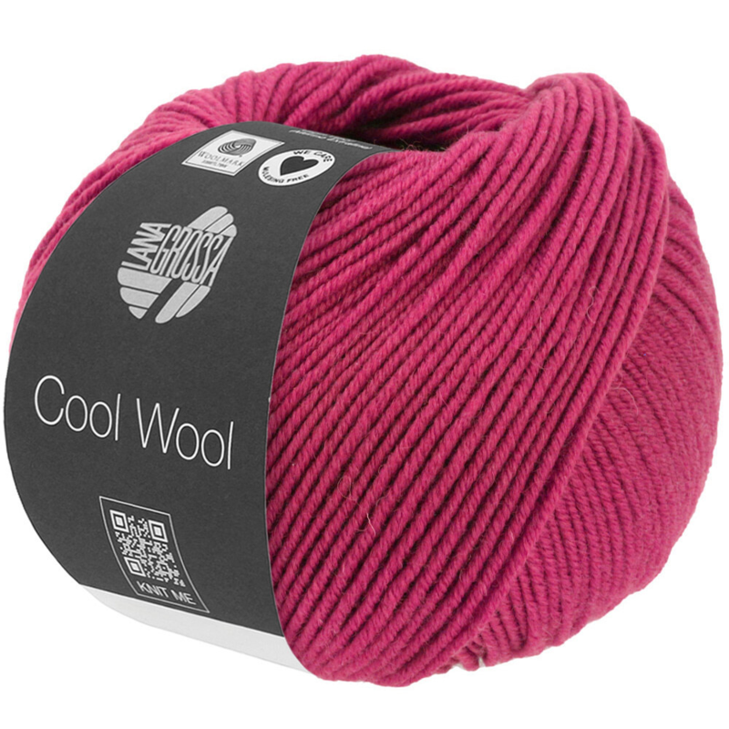 Lana Grossa Cool Wool Mélange 1432 Rouge indien chiné