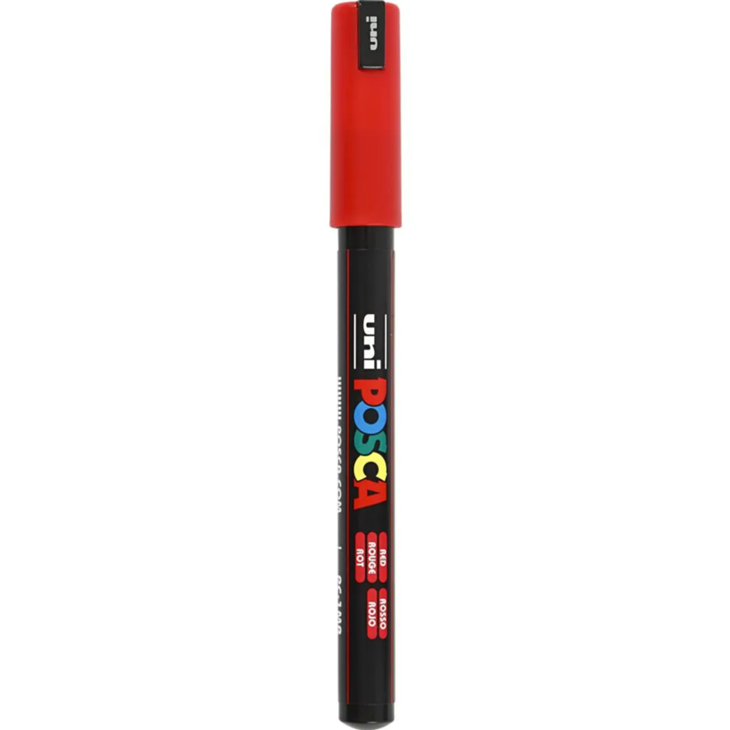 Marqueur Posca, 0.7 mm, 1 pièce Rouge