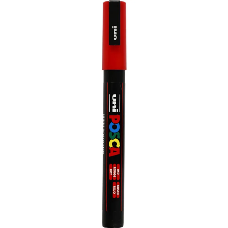 Marqueur Posca, 0,9-1,3 mm, 1 pc. Rouge