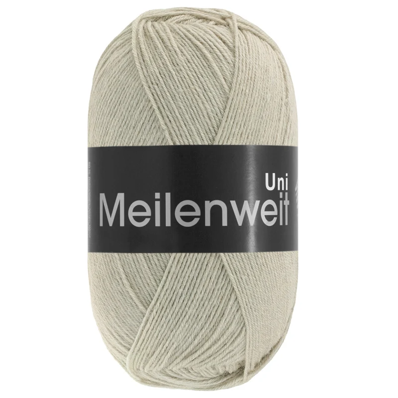 Lana Grossa Meilenweit 100 1398 Grijsbeige