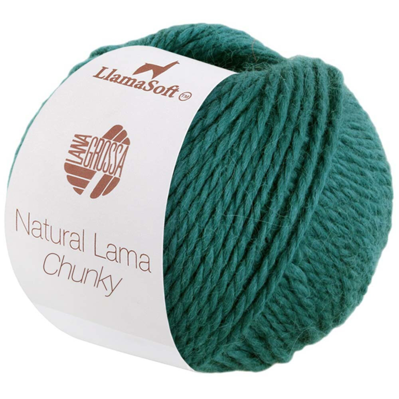 Natural Lama Chunky 07 Bleu turquoise