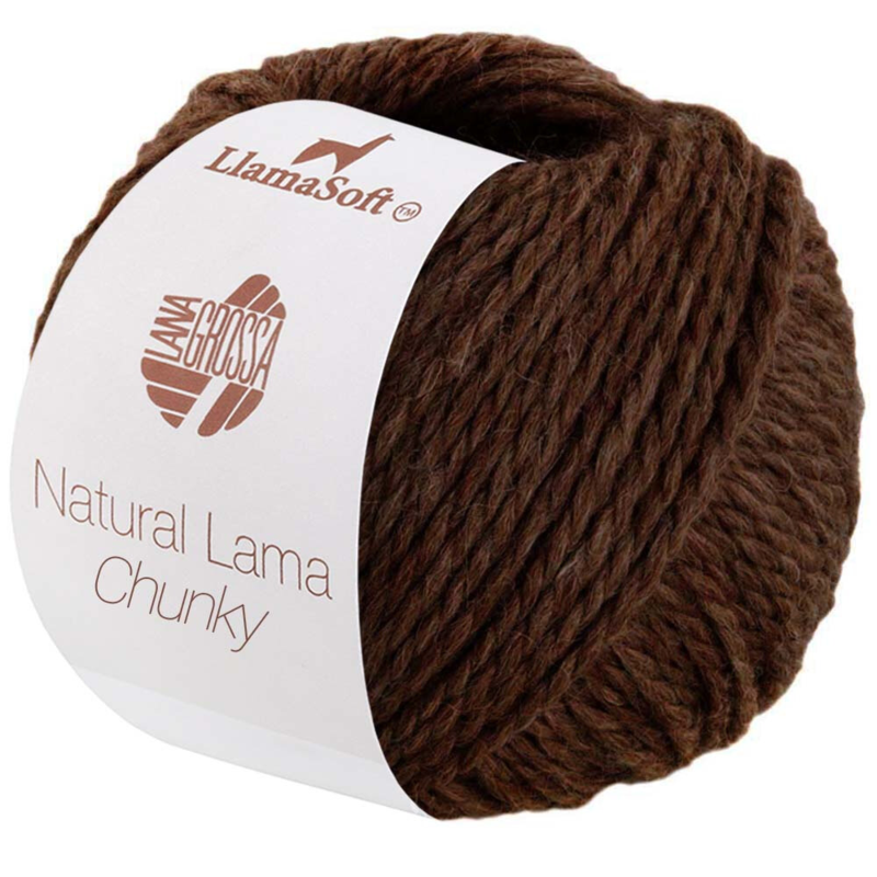 Natural Lama Chunky 13 Brun chocolat