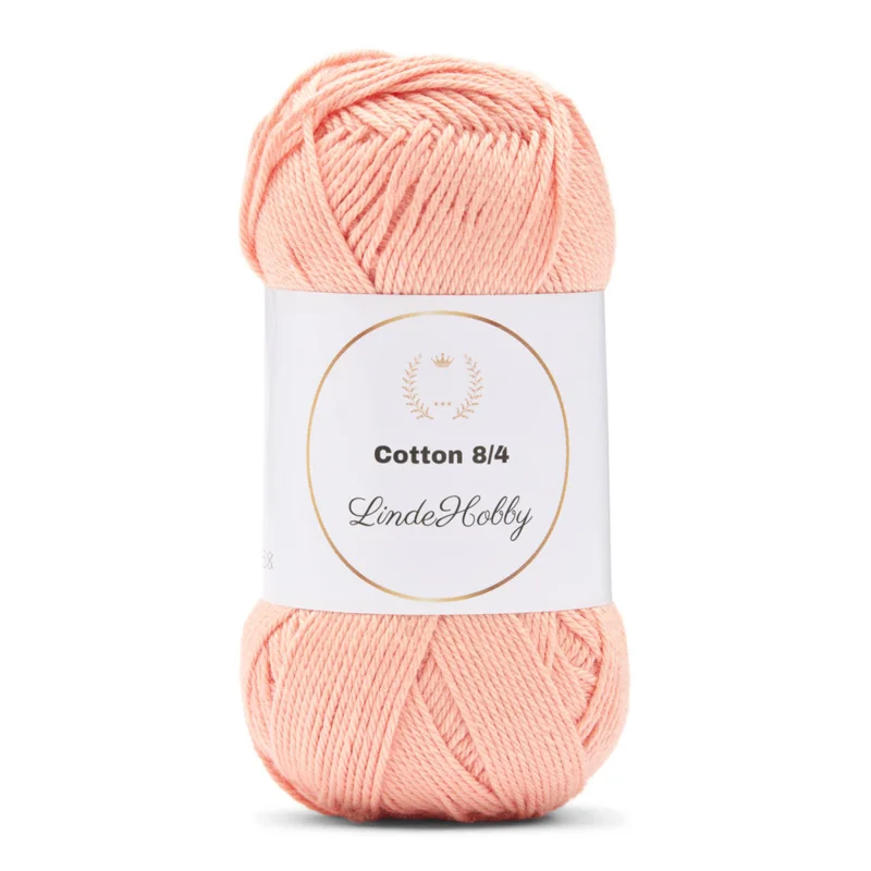 LindeHobby Cotton 8/4 091 Salmone