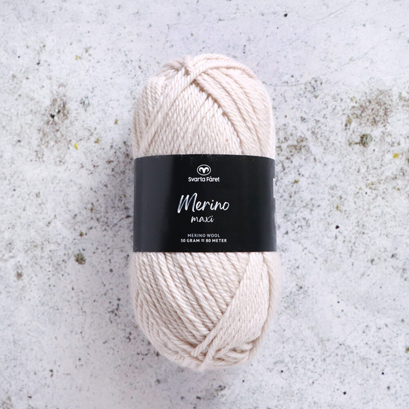 Svarta Fåret Merino Maxi 00 Crème cannoli