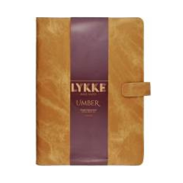 LYKKE Ensemble d’Aiguilles Droites Umber, Tan, 25 cm