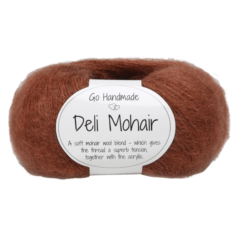 Go Handmade Deli Mohair 92 Rouillé