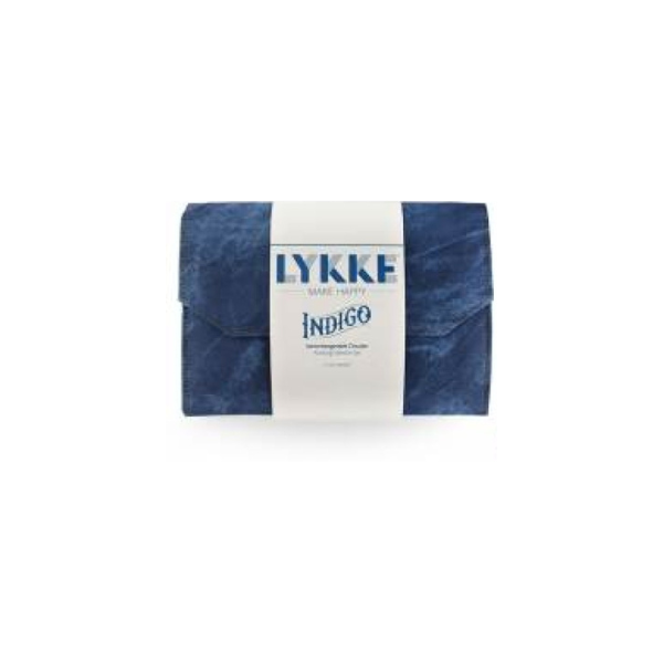 LYKKE Ensemble d’Aiguilles Circulaires Interchangeables Indigo, Bleu, 13 cm