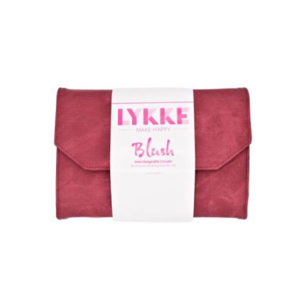 LYKKE Ensemble d’Aiguilles Circulaires Interchangeables Blush, Crimson, 13 cm