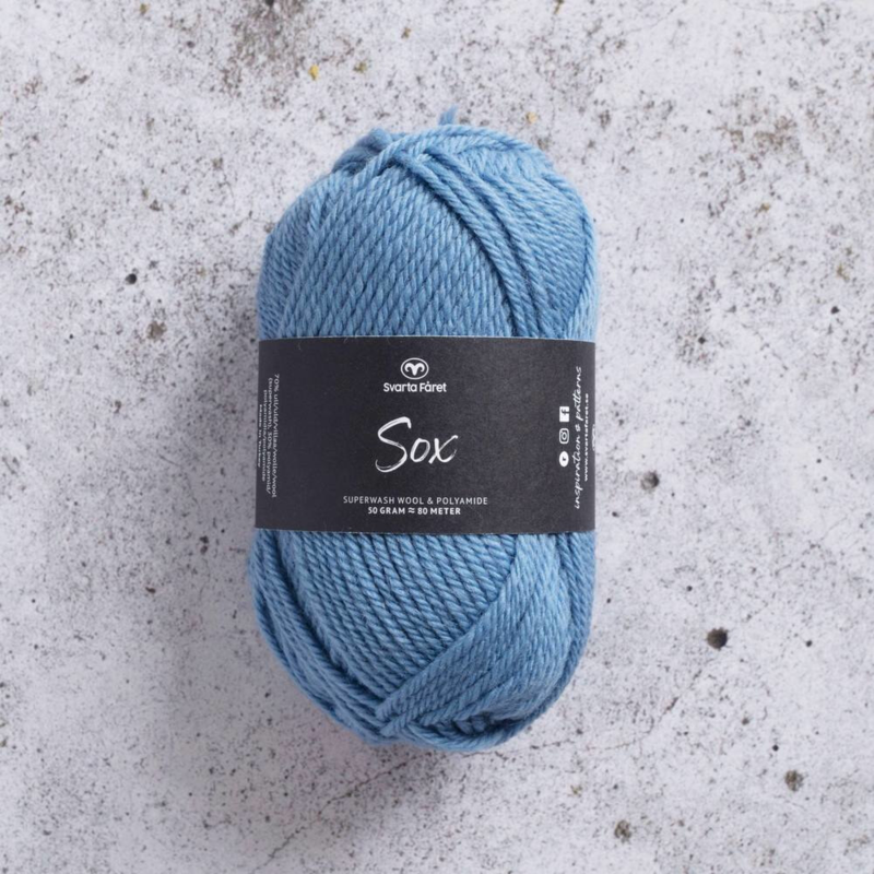 Svarta Fåret Sox 50 g 268 Bleu léger