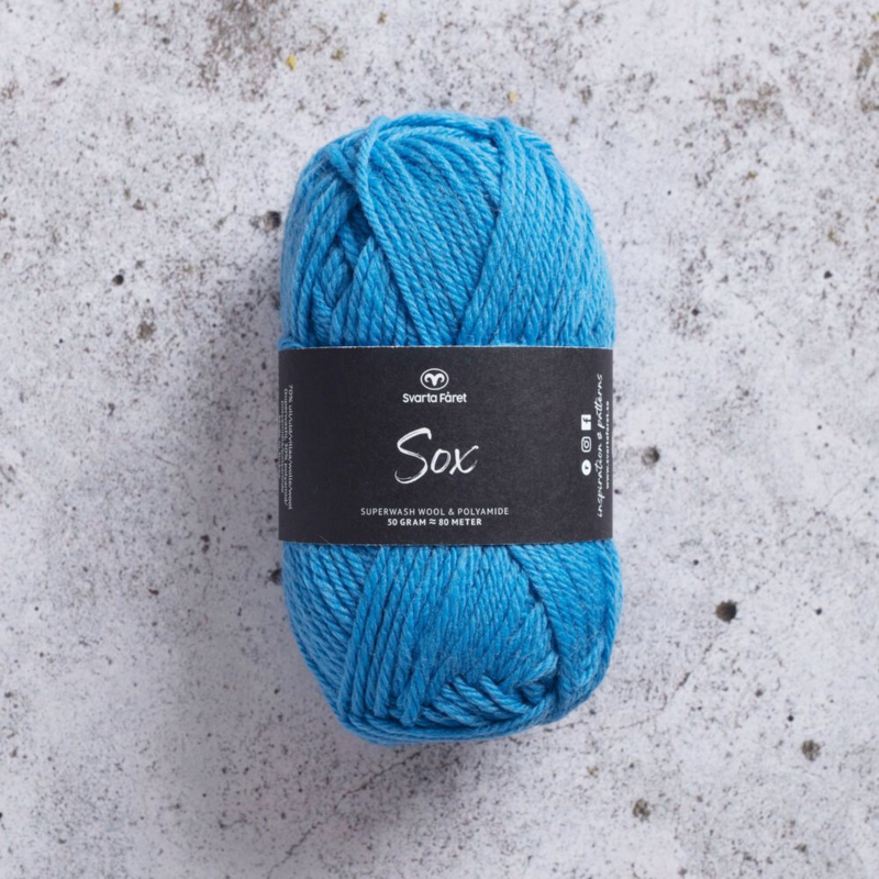 Svarta Fåret Sox 50 g 271 Bleu vif