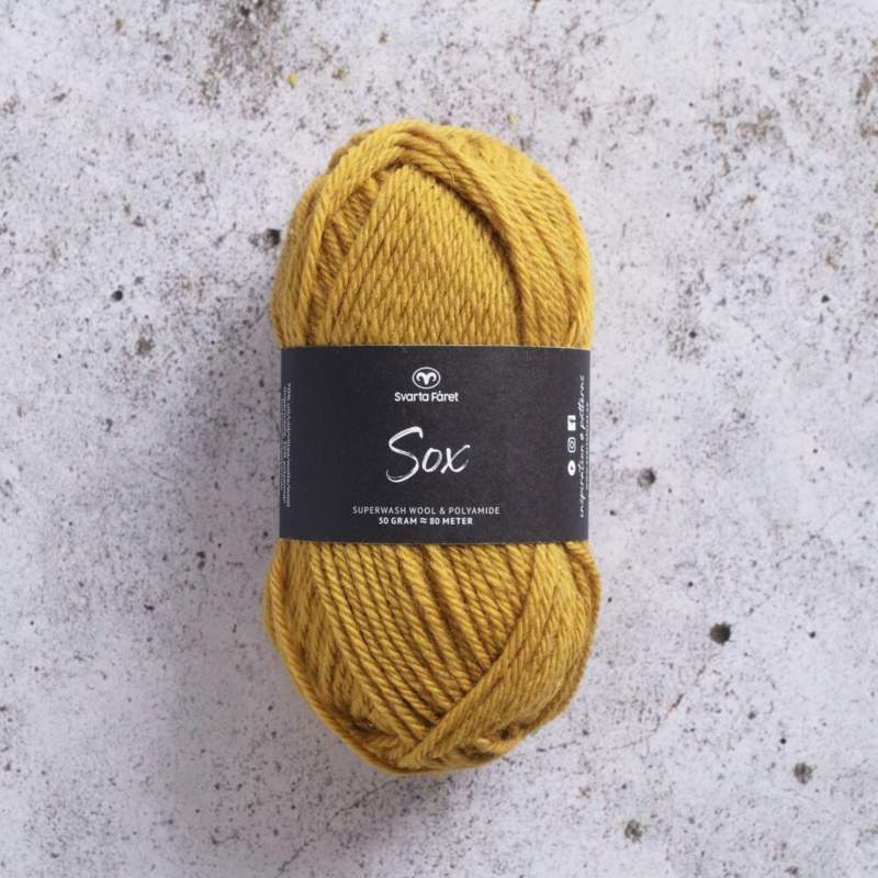 Svarta Fåret Sox 50 g 234 Jaune moutarde