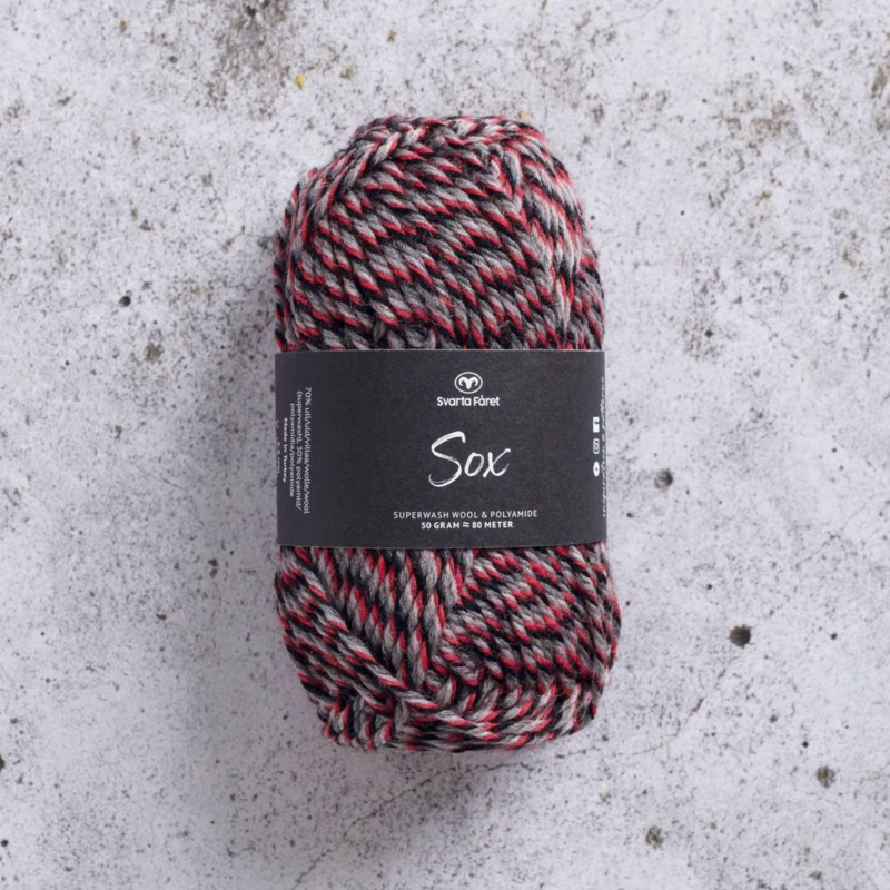 Svarta Fåret Sox 50 g 005 Bande acier noire