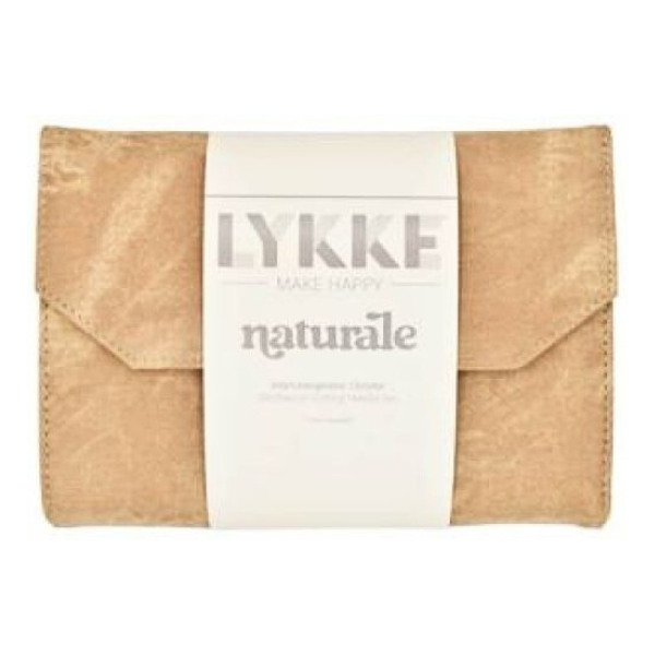 LYKKE Ensemble d'Aiguilles Circulaires Interchangeables Naturale, Tan, 13 cm