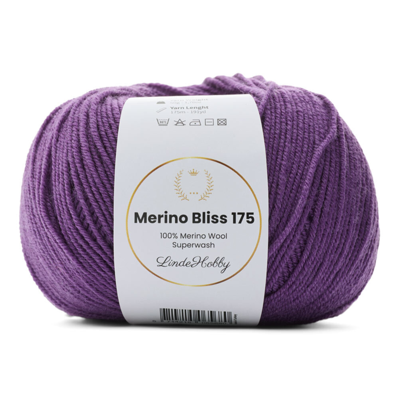 LindeHobby Merino Bliss 175 33 Rêve violet