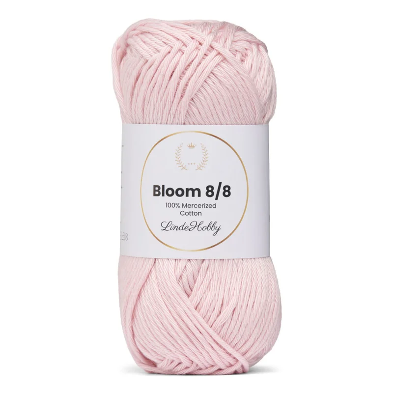 LindeHobby Bloom 8/8 Mercerized Cotton 31 Rose pastel