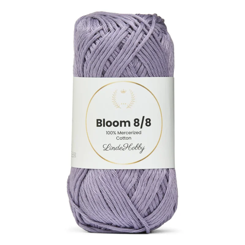 LindeHobby Bloom 8/8 Mercerized Cotton 12 Lilas clair