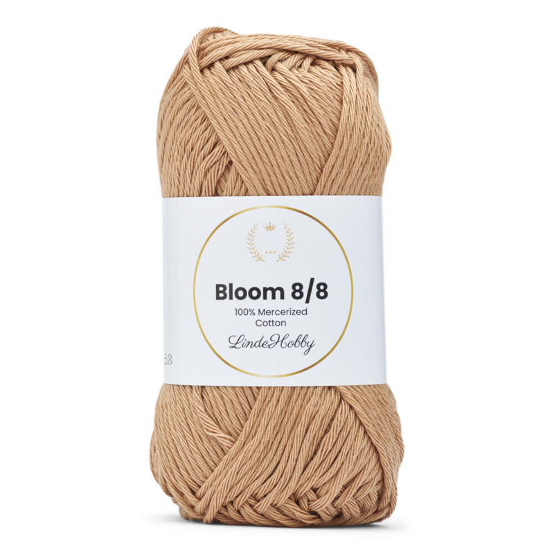 LindeHobby Bloom 8/8 Mercerized Cotton 06 Beige