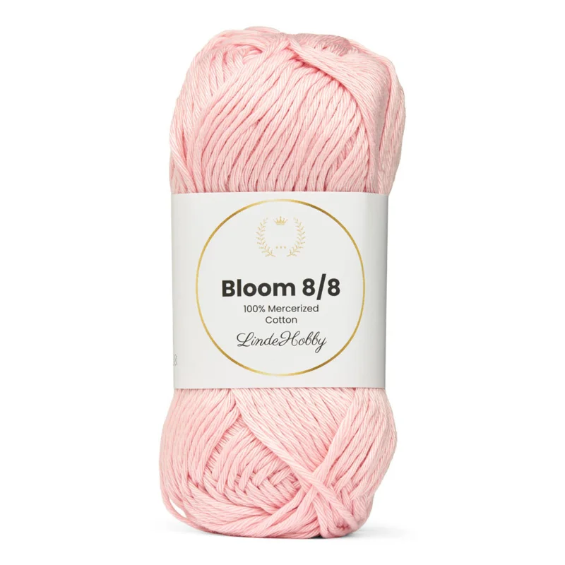 LindeHobby Bloom 8/8 Mercerized Cotton 09 Rose clair