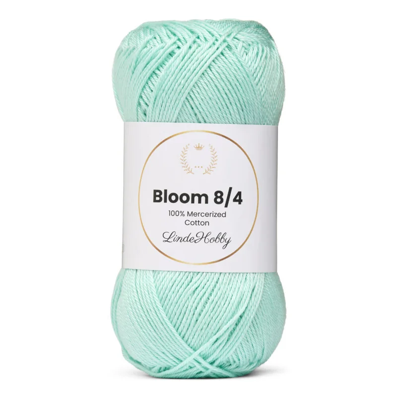 LindeHobby Bloom 8/4 Mercerized Cotton 37 Menthe pastel
