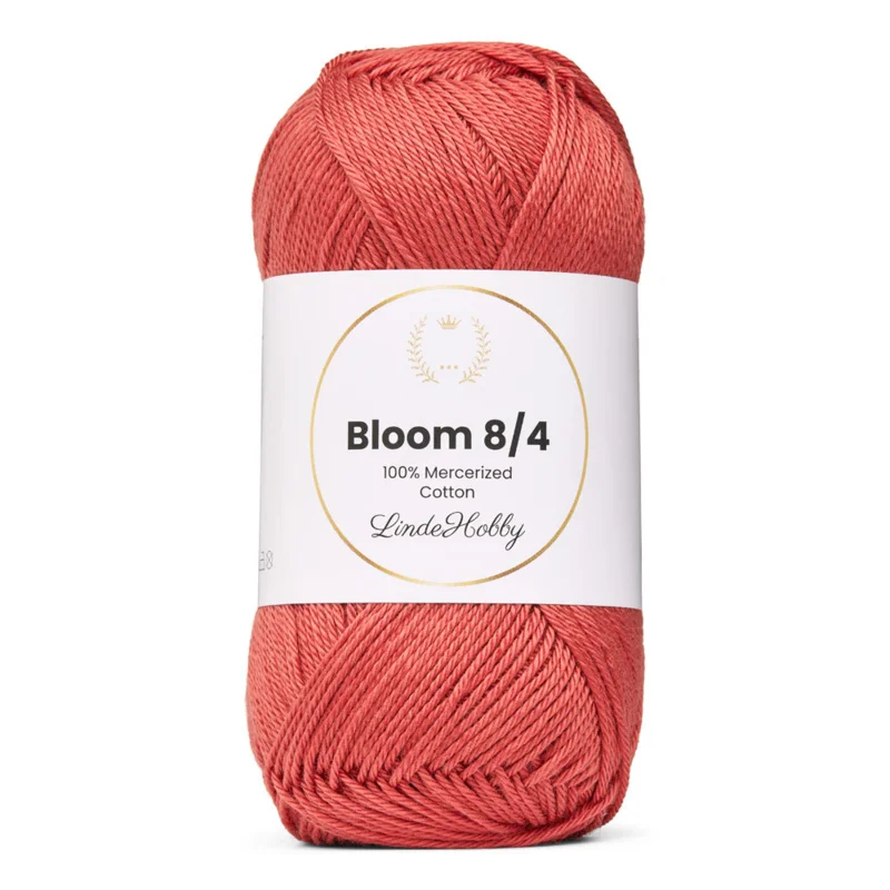 LindeHobby Bloom 8/4 Mercerized Cotton 24 Bois de rose