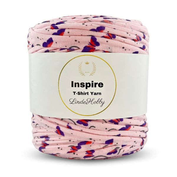 LindeHobby Inspire Print 08 Rose avec papillons