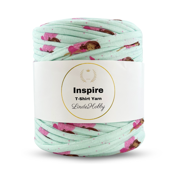 LindeHobby Inspire Print 59 Menthe avec fée rose