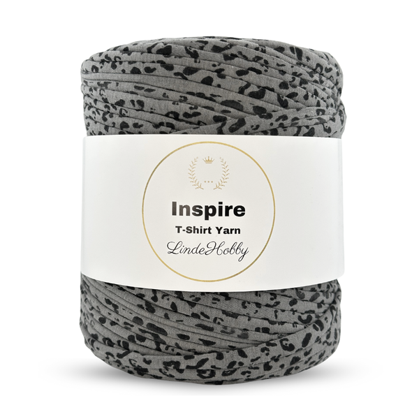 LindeHobby Inspire Print 124 Gris avec imprimé animal