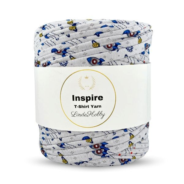 LindeHobby Inspire Print 21 Gris avec motifs spatiaux