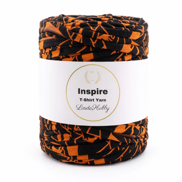 LindeHobby Inspire Print 26 Noir avec imprimé orange