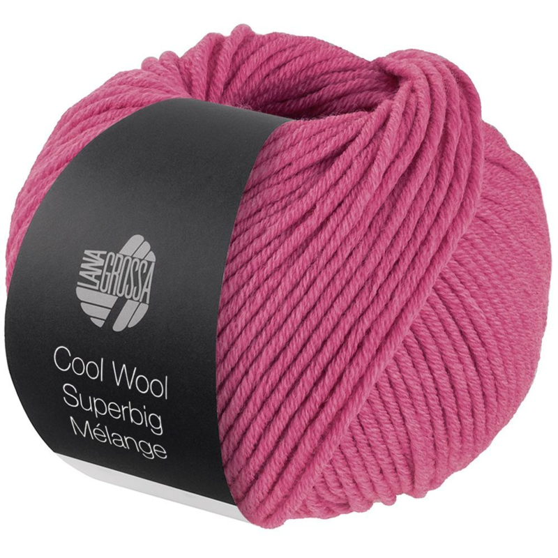 Lana Grossa Cool Wool Superbig 202 Rose vif chiné