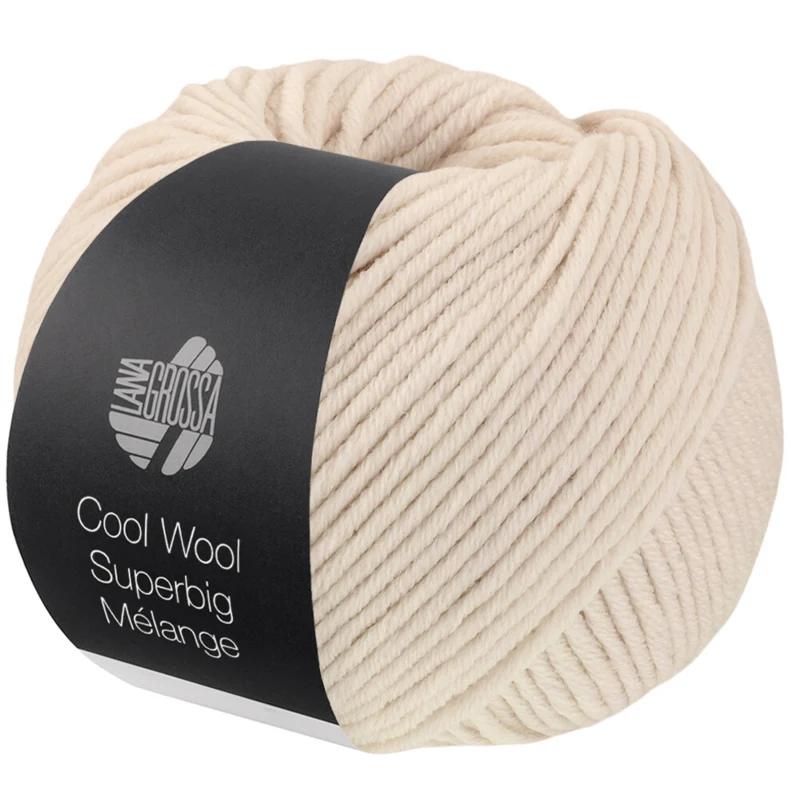 Lana Grossa Cool Wool Superbig 233 Grège chiné
