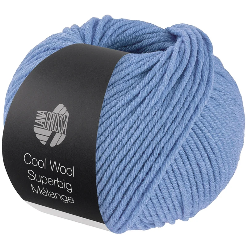Lana Grossa Cool Wool Superbig 224 Hemelsblauw gemêleerd