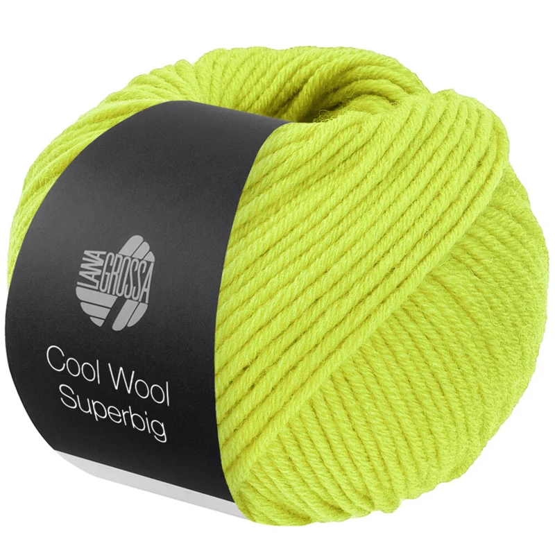 Lana Grossa Cool Wool Superbig 48 Citron vert