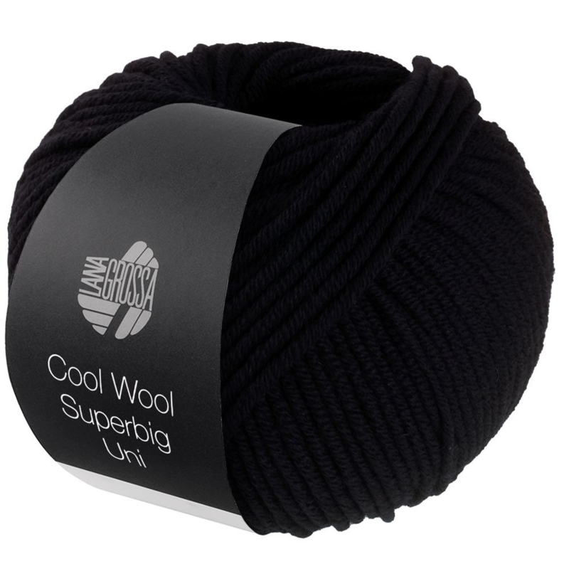 Lana Grossa Cool Wool Superbig 43 Noir