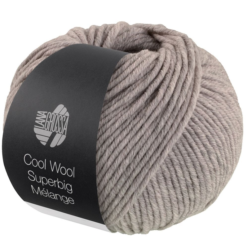 Lana Grossa Cool Wool Superbig 215 Beige gris chiné