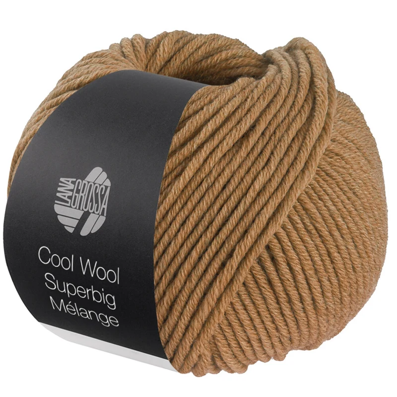 Lana Grossa Cool Wool Superbig 230 Karamel gemêleerd