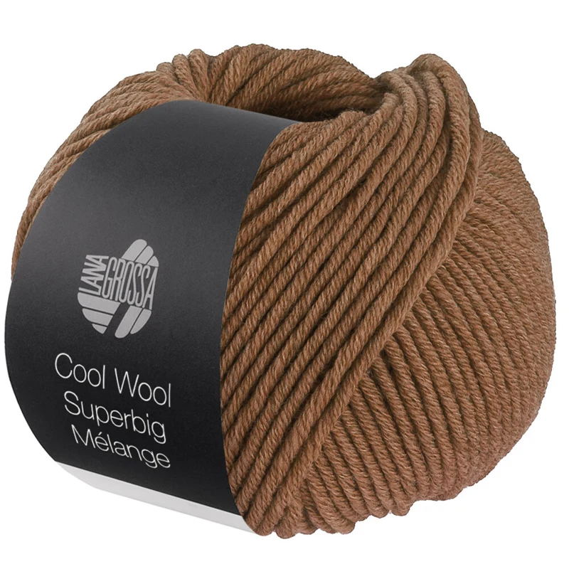 Lana Grossa Cool Wool Superbig 229 Nougat gemêleerd