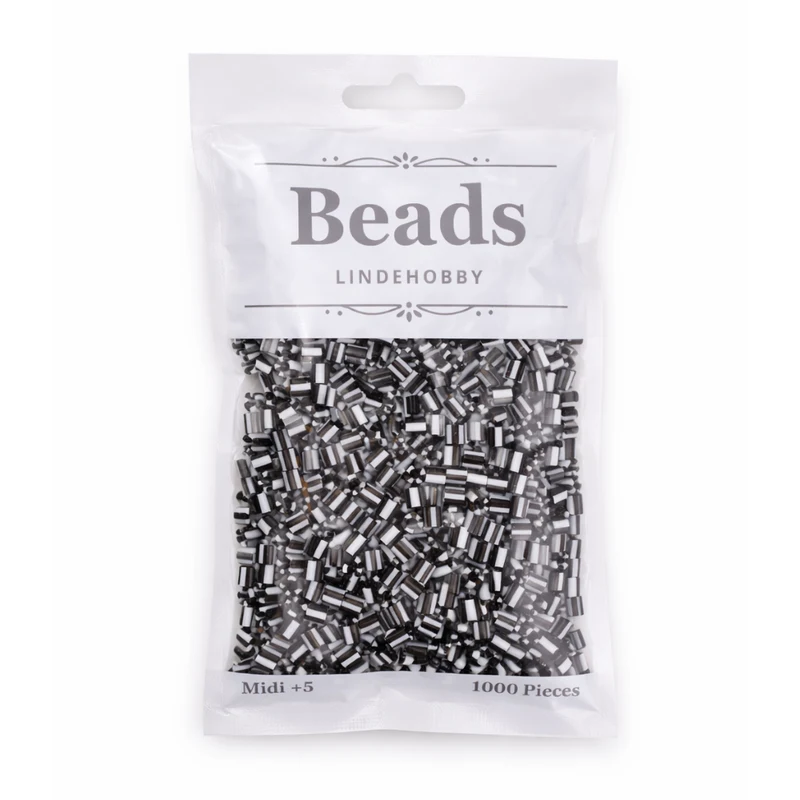 LindeHobby Beads Stripes 01 Zèbre