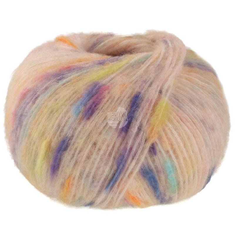 Lana Grossa Cassata 01 Pêche/bleu/jaune/orange/lilas