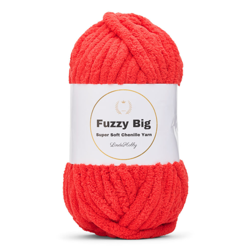 LindeHobby Fuzzy Chenille BIG 11 Rouge sang