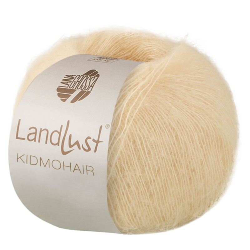 Lana Grossa Landlust Kidmohair 02 Coquille d’œuf