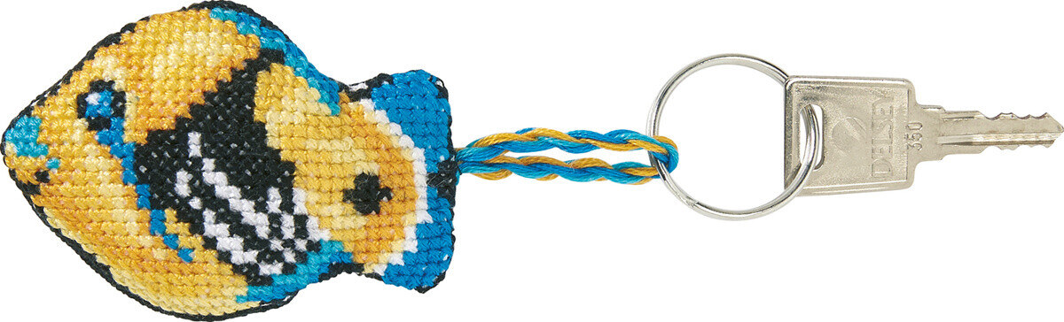 Kit de broderie Poisson Picasso 7 x 5 cm