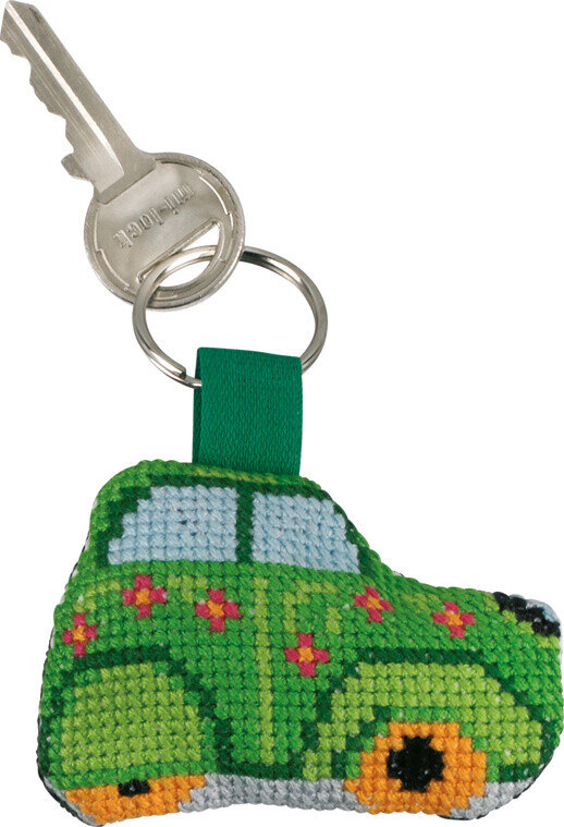 Borduurpakket Groene Citroën 7 x 5 cm