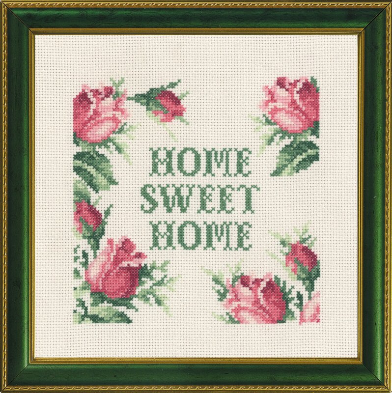 Kit de broderie Home sweet home 5420/01 20x20 cm
