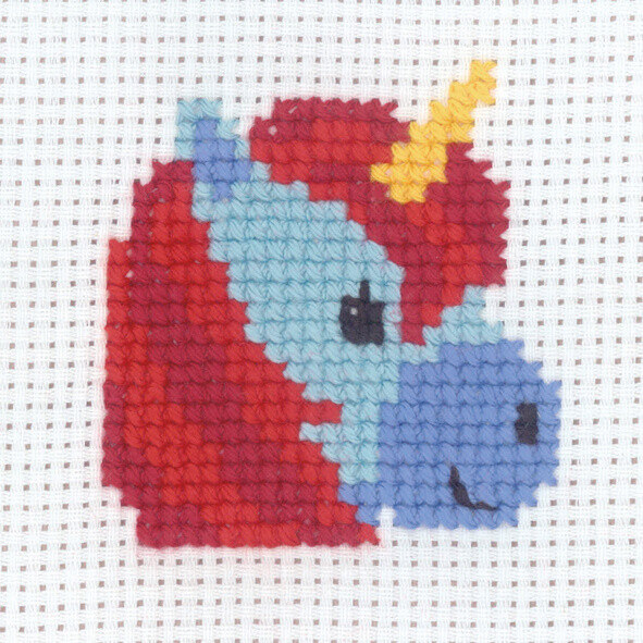 Kit de Broderie Licorne 8 x 8 cm