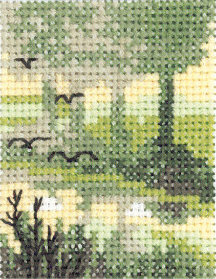 Kit de Broderie Oiseaux 5 x 6,5 cm