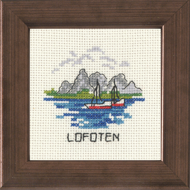 Borduurpakket Lofoten 10 x 10 cm R5370